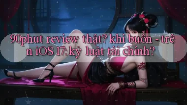 90phut review thật khi buồn   trên iOS 17 kỷ luật tài chính