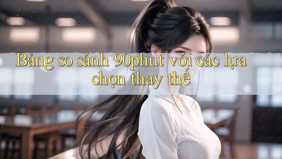 Bảng so sánh 90phut với các lựa chọn thay thế Bảng so sánh 90phut với các lựa chọn thay thế
