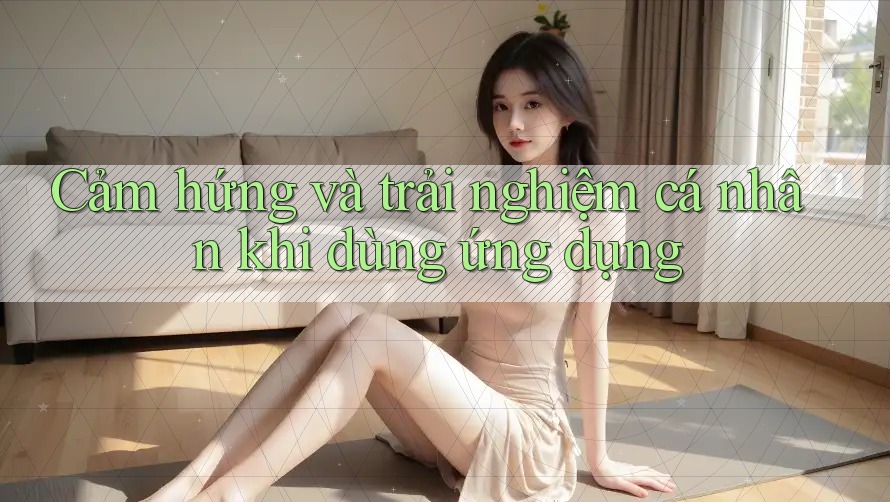 Cảm hứng và trải nghiệm cá nhân khi dùng ứng dụng Cảm hứng và trải nghiệm cá nhân khi dùng ứng dụng