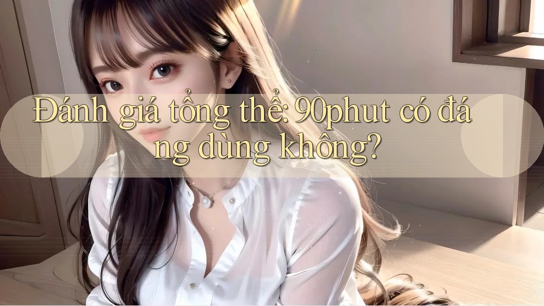 Đánh giá tổng thể: 90phut có đáng dùng không? Đánh giá tổng thể: 90phut có đáng dùng không?