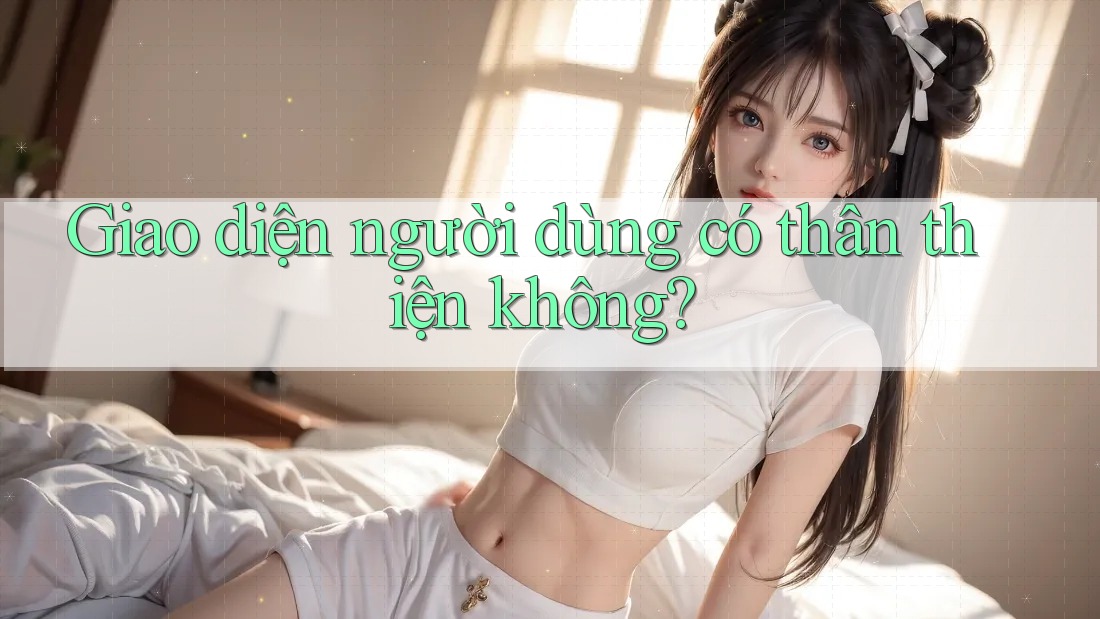 Giao diện người dùng: có thân thiện không? Giao diện người dùng: có thân thiện không?