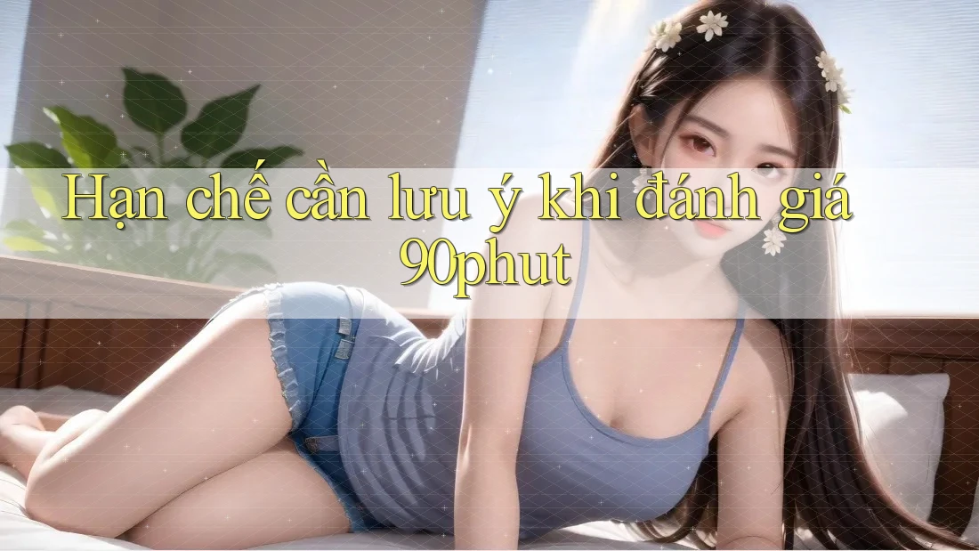 Hạn chế cần lưu ý khi đánh giá 90phut Hạn chế cần lưu ý khi đánh giá 90phut