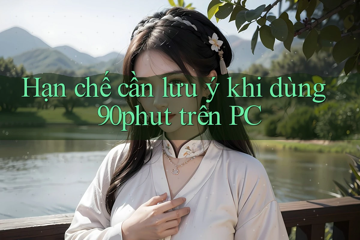 Hạn chế cần lưu ý khi dùng 90phut trên PC Hạn chế cần lưu ý khi dùng 90phut trên PC