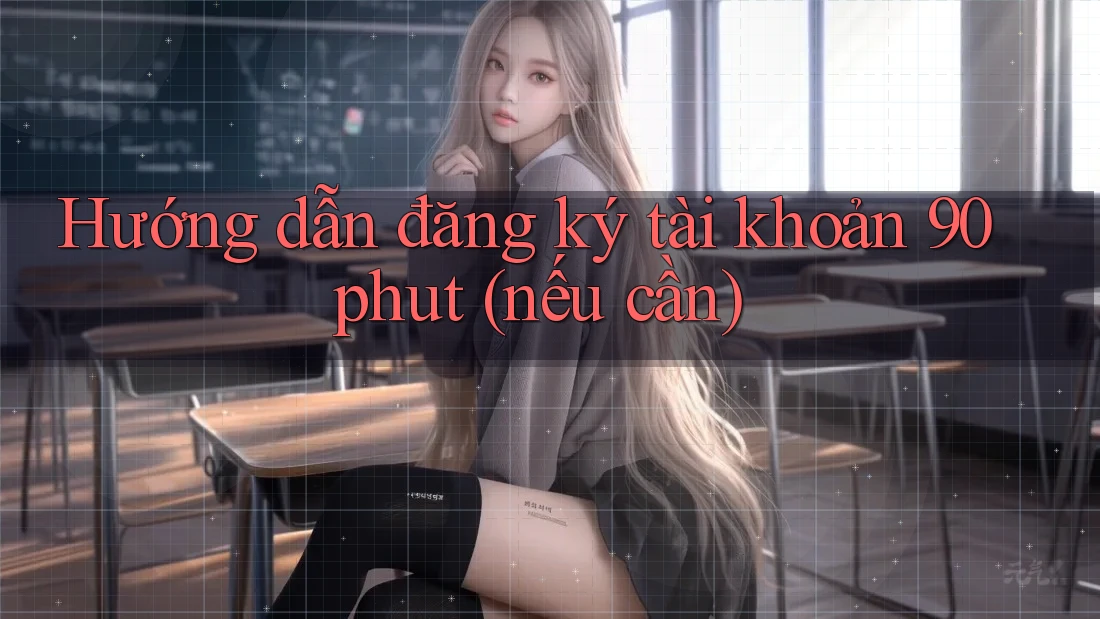 Hướng dẫn đăng ký tài khoản 90phut (nếu cần) Hướng dẫn đăng ký tài khoản 90phut (nếu cần)