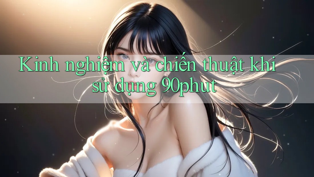 Kinh nghiệm và chiến thuật khi sử dụng 90phut Kinh nghiệm và chiến thuật khi sử dụng 90phut