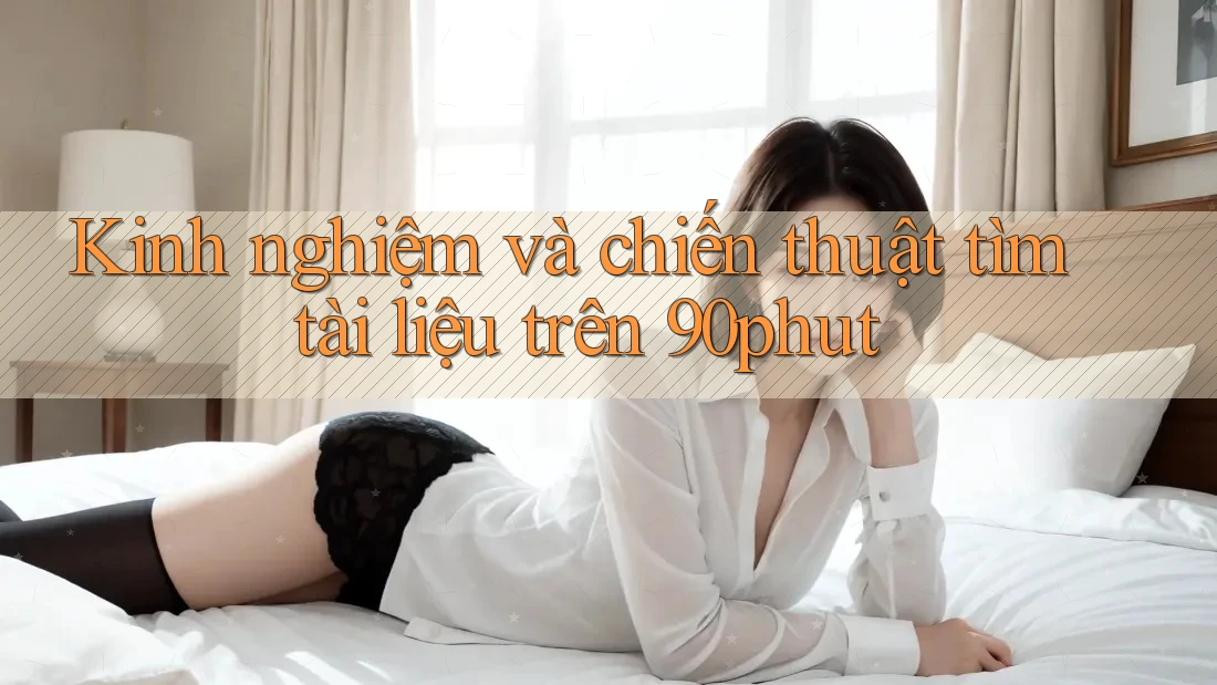 Kinh nghiệm và chiến thuật tìm tài liệu trên 90phut Kinh nghiệm và chiến thuật tìm tài liệu trên 90phut