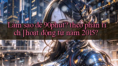 Làm sao để 90phut theo phân tích hoạt động từ năm 2015