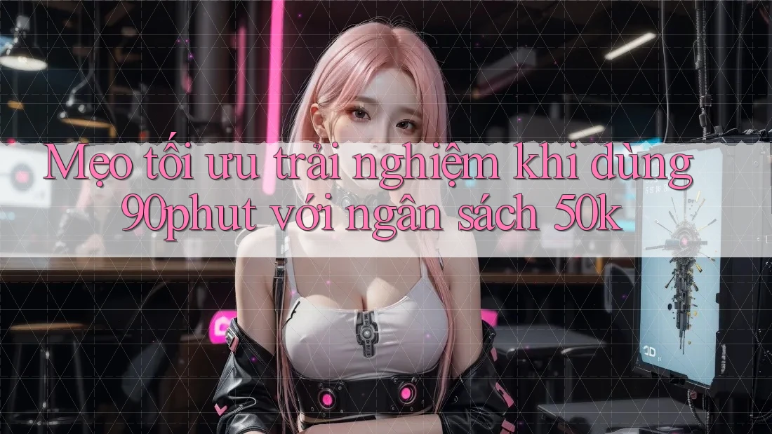 Mẹo tối ưu trải nghiệm khi dùng 90phut với ngân sách 50k Mẹo tối ưu trải nghiệm khi dùng 90phut với ngân sách 50k