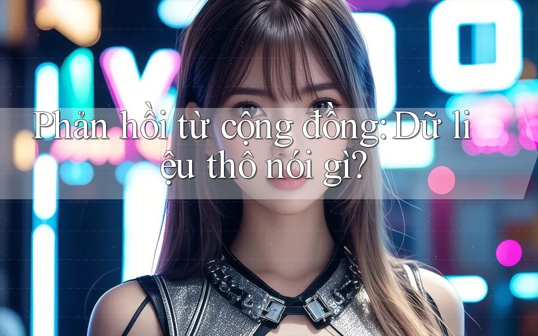Phản hồi từ cộng đồng: Dữ liệu thô nói gì? Phản hồi từ cộng đồng: Dữ liệu thô nói gì?