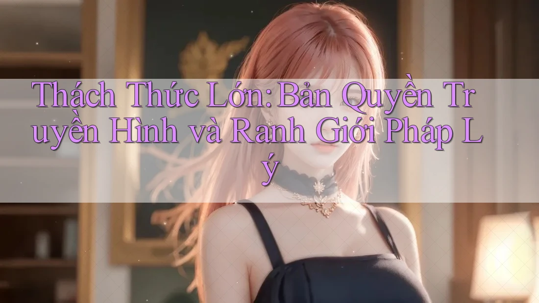 Thách Thức Lớn: Bản Quyền Truyền Hình và Ranh Giới Pháp Lý Thách Thức Lớn: Bản Quyền Truyền Hình và Ranh Giới Pháp Lý