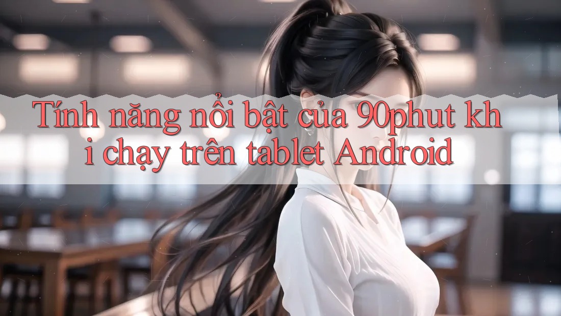Tính năng nổi bật của 90phut khi chạy trên tablet Android Tính năng nổi bật của 90phut khi chạy trên tablet Android