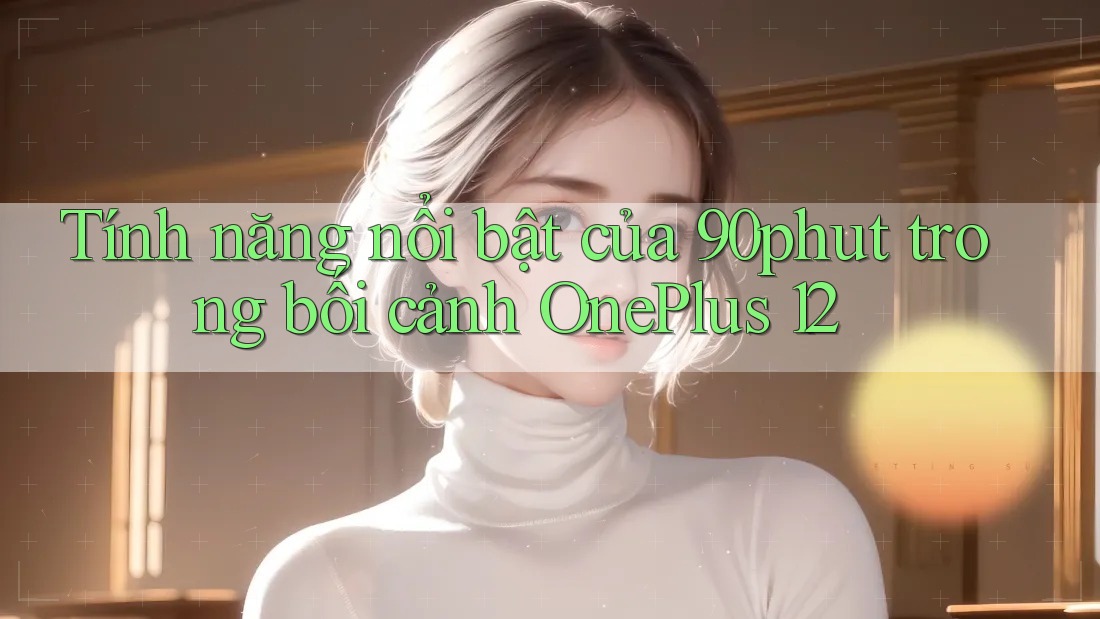 Tính năng nổi bật của 90phut trong bối cảnh OnePlus 12 Tính năng nổi bật của 90phut trong bối cảnh OnePlus 12