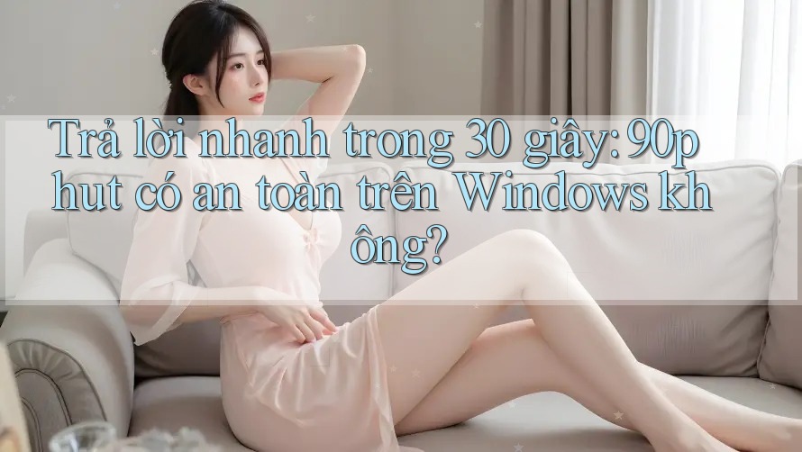 Trả lời nhanh trong 30 giây: 90phut có an toàn trên Windows không? Trả lời nhanh trong 30 giây: 90phut có an toàn trên Windows không?