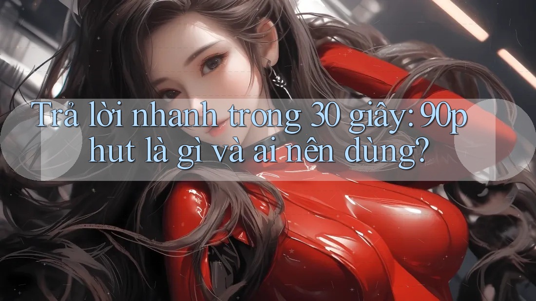Trả lời nhanh trong 30 giây: 90phut là gì và ai nên dùng? Trả lời nhanh trong 30 giây: 90phut là gì và ai nên dùng?