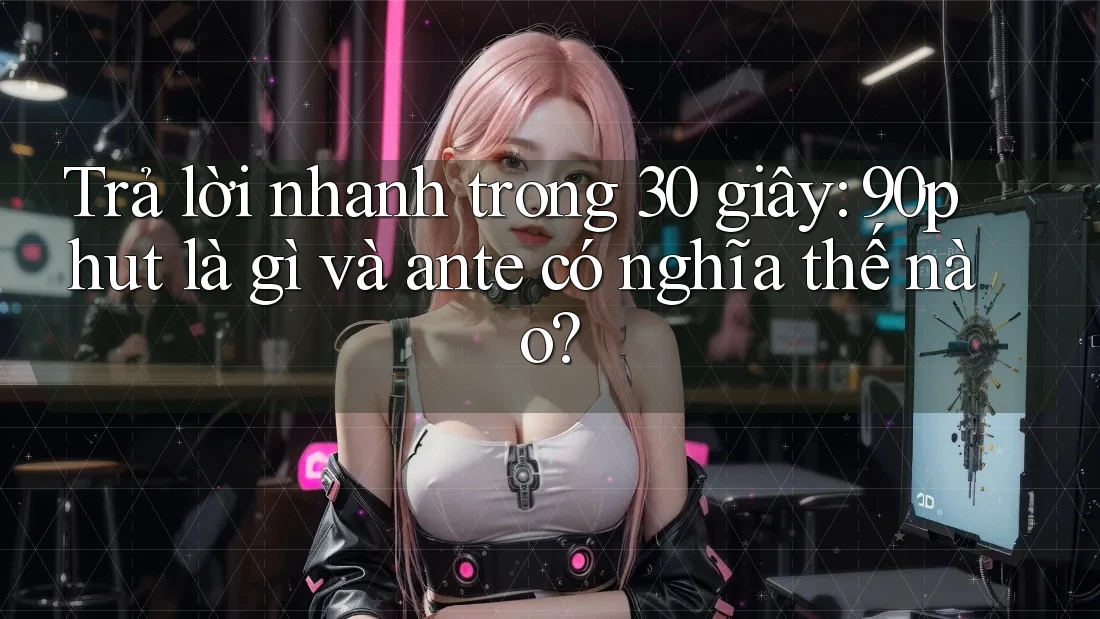 Trả lời nhanh trong 30 giây: 90phut là gì và ante có nghĩa thế nào? Trả lời nhanh trong 30 giây: 90phut là gì và ante có nghĩa thế nào?