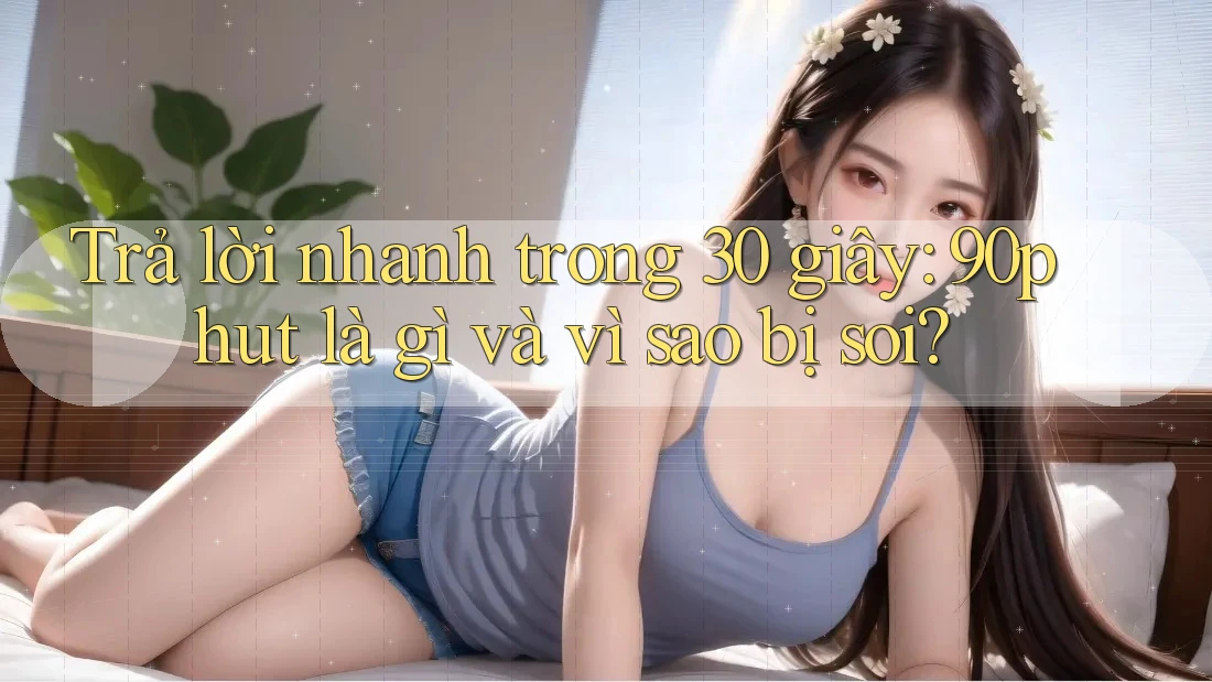 Trả lời nhanh trong 30 giây: 90phut là gì và vì sao bị soi? Trả lời nhanh trong 30 giây: 90phut là gì và vì sao bị soi?