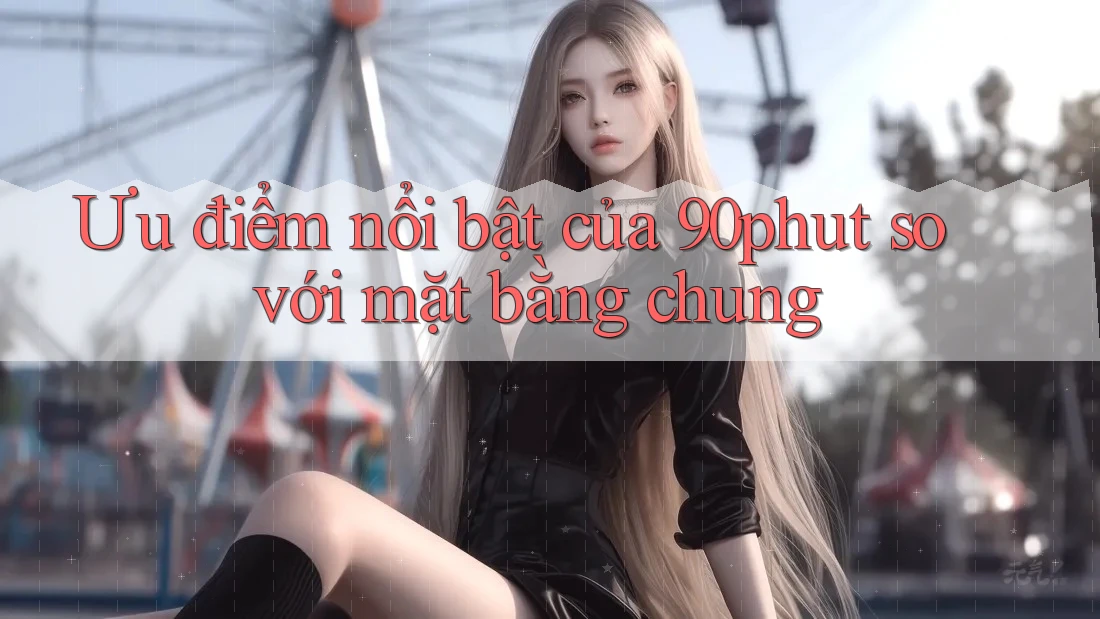 Ưu điểm nổi bật của 90phut so với mặt bằng chung Ưu điểm nổi bật của 90phut so với mặt bằng chung